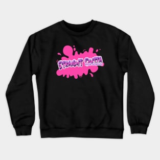 STRAIGHT Outta High School Funny Graduation Quote Crewneck Sweatshirt